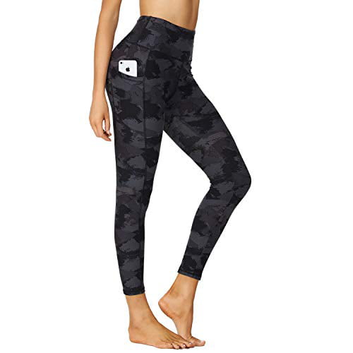 HIGHDAYS Printed Yoga Pants for Women with Pockets High Waisted Tummy Control Women/'s Leggings for Workout Running Athletic